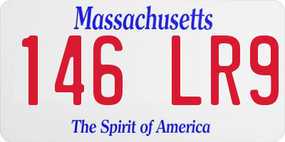 MA license plate 146LR9