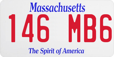 MA license plate 146MB6