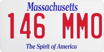 MA license plate 146MM0