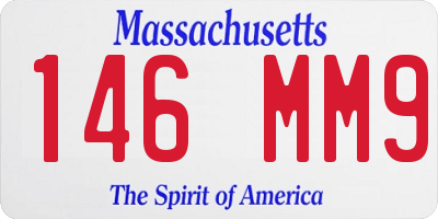 MA license plate 146MM9