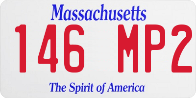 MA license plate 146MP2