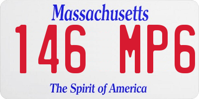 MA license plate 146MP6