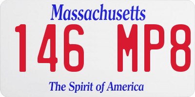 MA license plate 146MP8