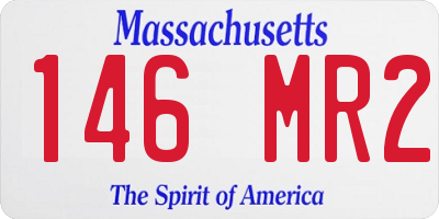 MA license plate 146MR2