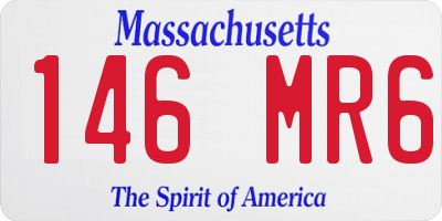 MA license plate 146MR6