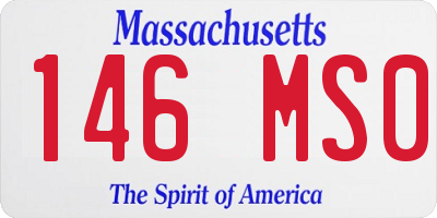 MA license plate 146MS0