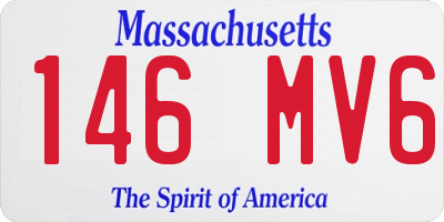 MA license plate 146MV6