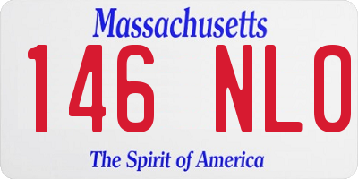 MA license plate 146NL0