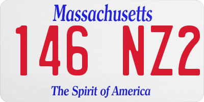 MA license plate 146NZ2