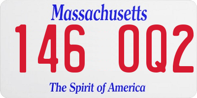 MA license plate 146OQ2