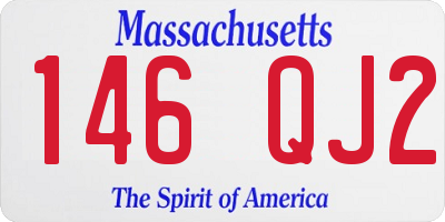 MA license plate 146QJ2