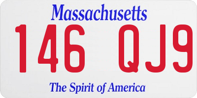 MA license plate 146QJ9