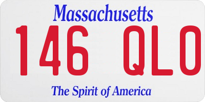 MA license plate 146QL0