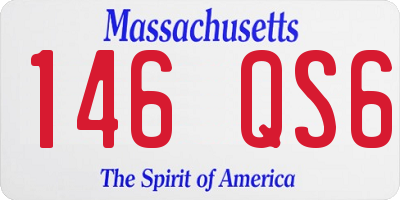 MA license plate 146QS6