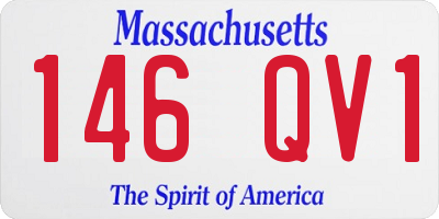 MA license plate 146QV1