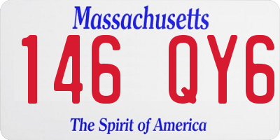 MA license plate 146QY6