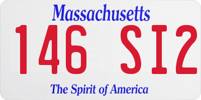 MA license plate 146SI2