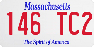 MA license plate 146TC2