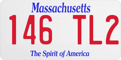 MA license plate 146TL2