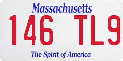 MA license plate 146TL9