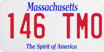 MA license plate 146TM0