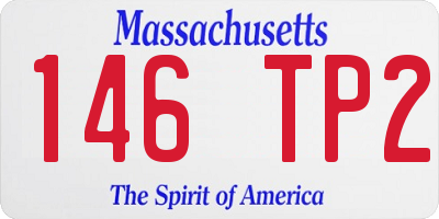 MA license plate 146TP2