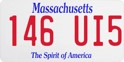 MA license plate 146UI5