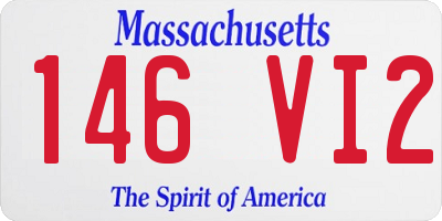 MA license plate 146VI2