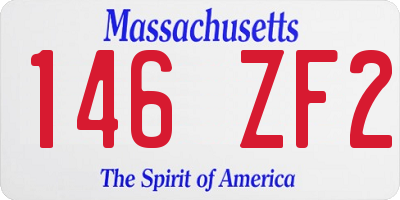 MA license plate 146ZF2