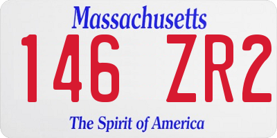 MA license plate 146ZR2