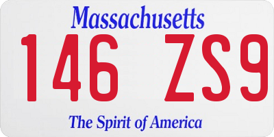 MA license plate 146ZS9