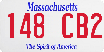 MA license plate 148CB2