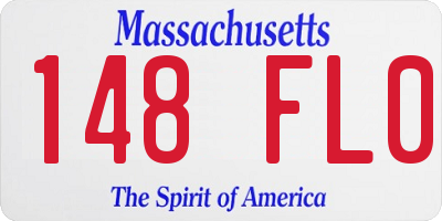 MA license plate 148FL0