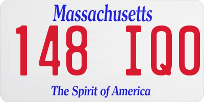 MA license plate 148IQ0