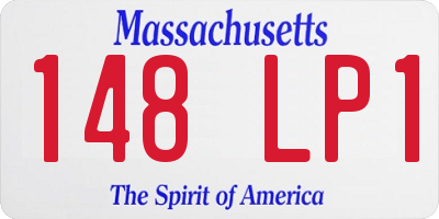 MA license plate 148LP1