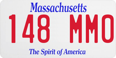MA license plate 148MM0