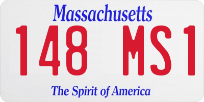MA license plate 148MS1