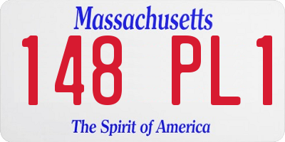 MA license plate 148PL1