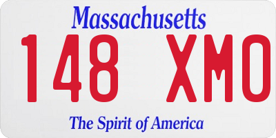 MA license plate 148XM0