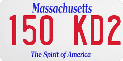 MA license plate 150KD2