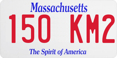 MA license plate 150KM2