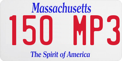MA license plate 150MP3