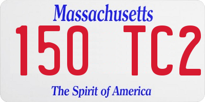 MA license plate 150TC2