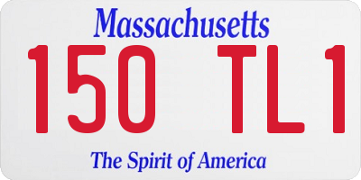 MA license plate 150TL1