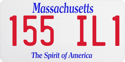 MA license plate 155IL1