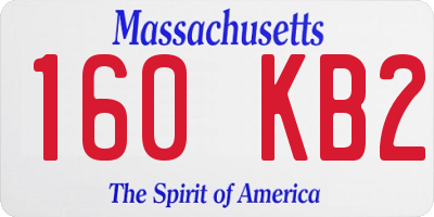 MA license plate 160KB2