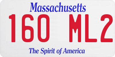 MA license plate 160ML2