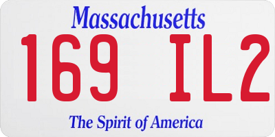 MA license plate 169IL2
