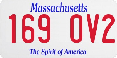 MA license plate 169OV2