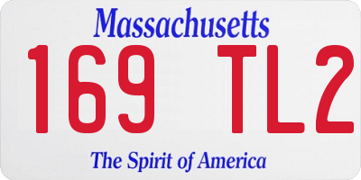 MA license plate 169TL2